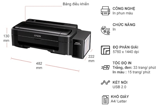 cho thuê máy in màu epson L310