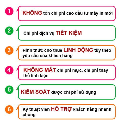 lợi ích khi thuê máy in màu